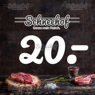 Geschenkkarte SFr. 20.-
